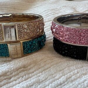 Henri Bendel Swarovski Crystal Bangles